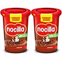 Los mejores  - Nocilla Original: crema de cacao natural con avellanas - Sin aceite de palma - 2 envases de 650 gramos - (1.300gr)